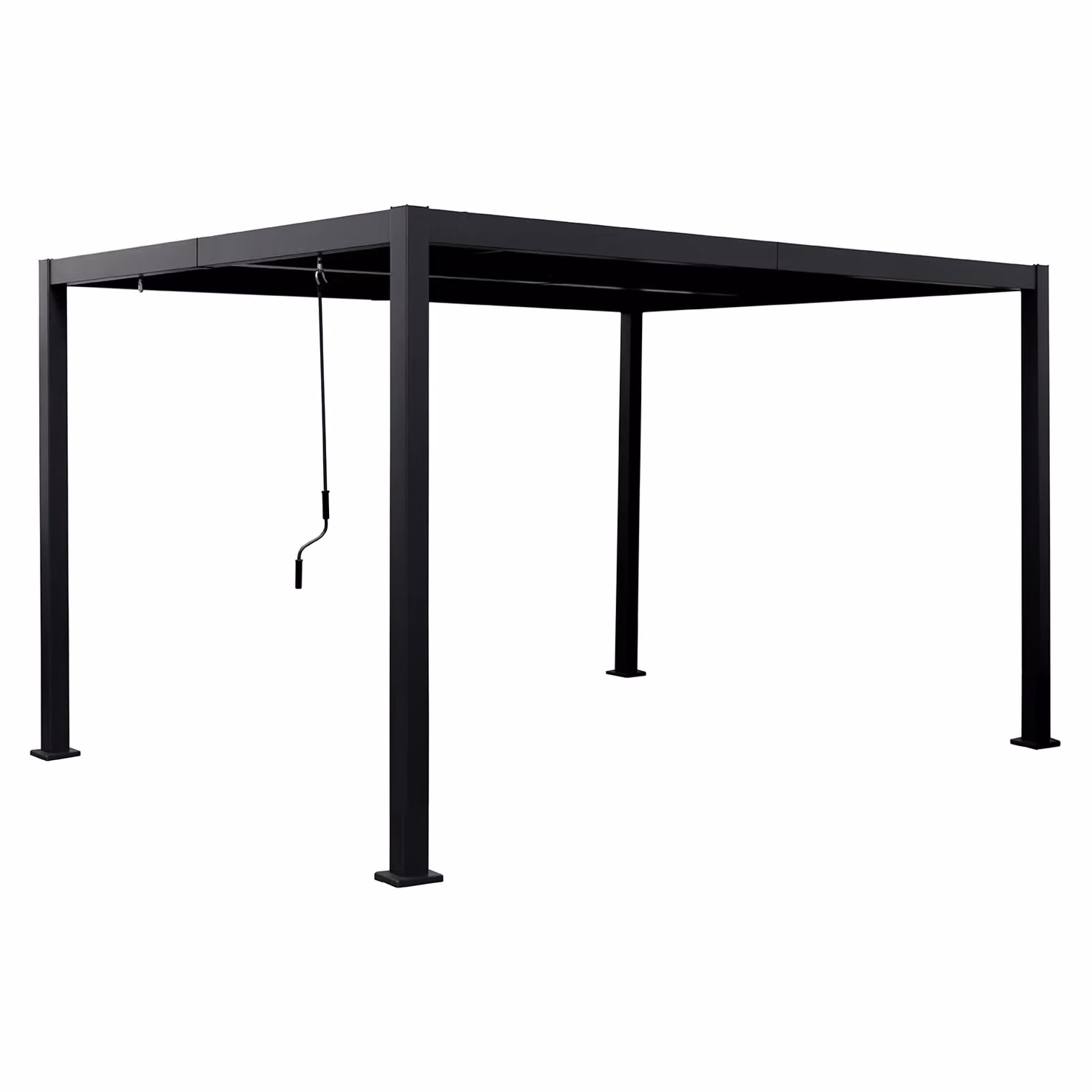 Pergola in Alluminio Casa Collection Sirio Grigia con Alette Regolabili 3x4 m