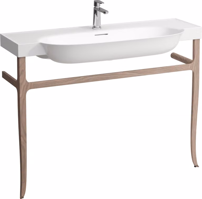 LAUFEN The New Classic bâti-support pour lavabo, 320x1180x830mm, bois de noyer, H4060730856291, H4060730856291