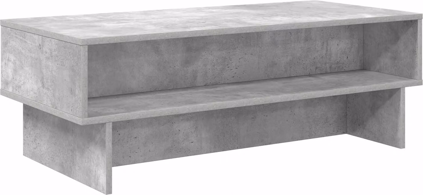 Tavolino da salotto Grigio cemento 100 x 46 x 35 cm