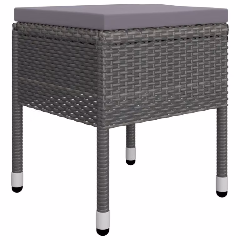 Maison Exclusive - Set da pranzo da giardino 5 pezzi, grigio