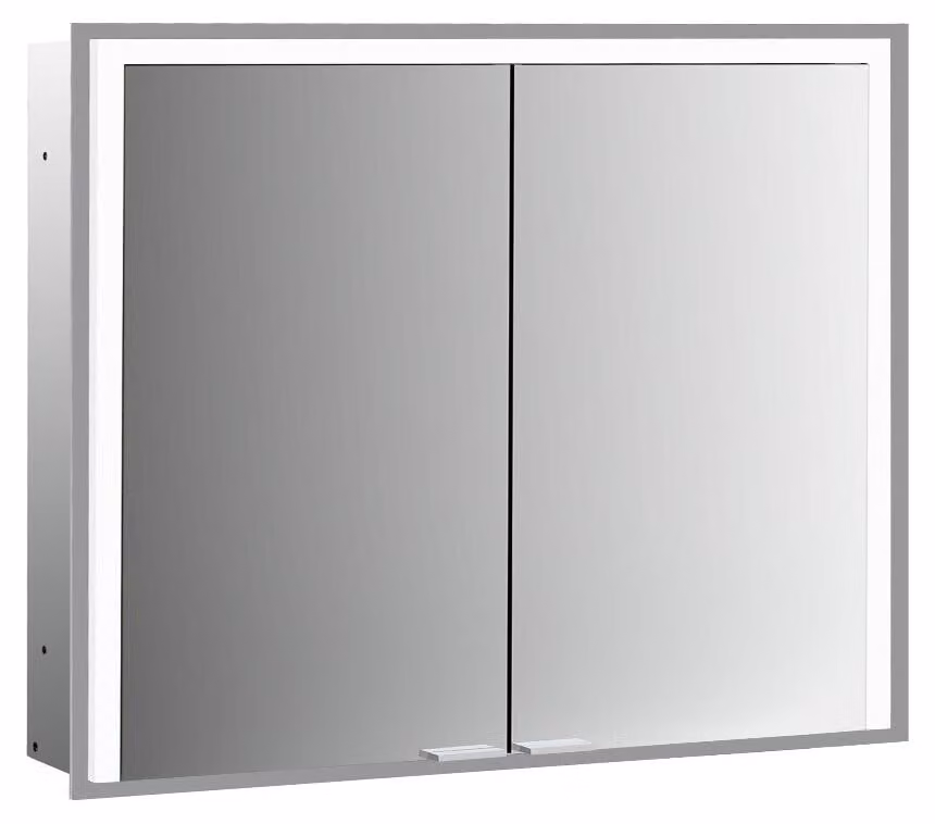 emco prime 3 armoire de toilette, 1200mm, 2 portes, modèle encastré, 949717205, 949717205