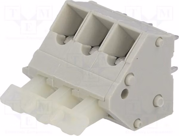 1 x Profilo di fissaggio per cavi da 5 mm con angolo di 45°, per un percorso di 3 vie: 24A, modello AK3001/3-KD-5.0/KIES