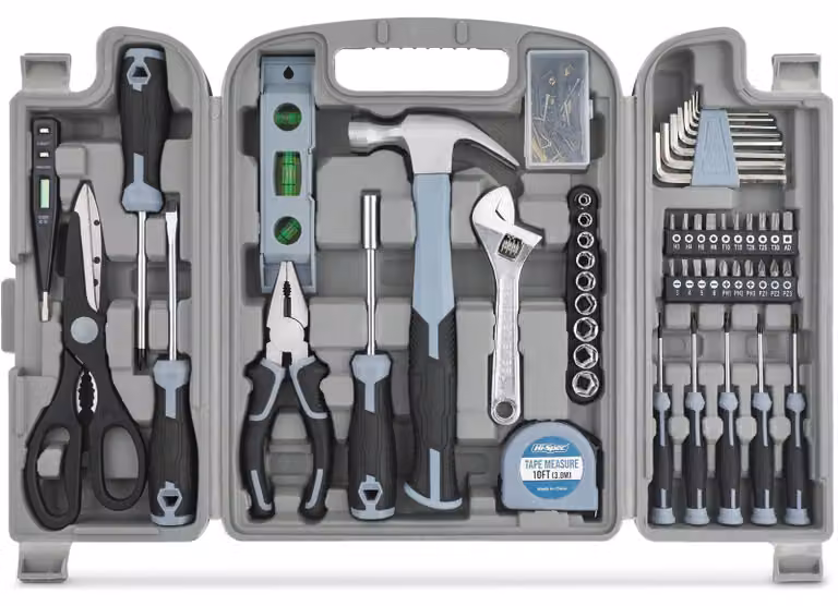 Set di utensili per la casa, il garage e lavori di bricolage