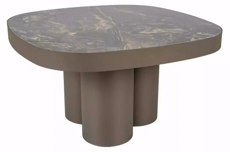 FURNLUX Tavolino Tara, nero, 75 cm / Colore principale: / Dimensioni: