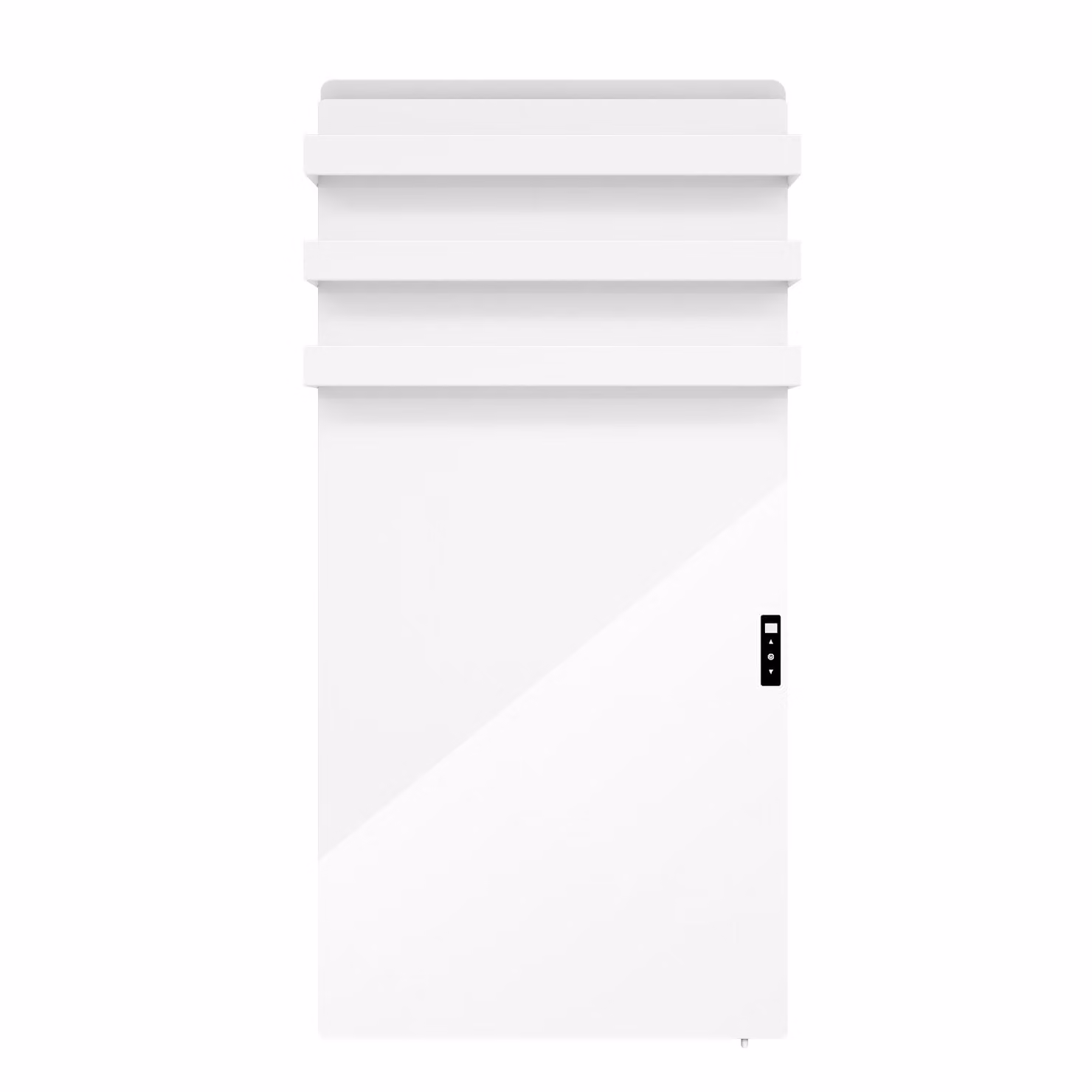 Pannello riscaldante a infrarossi - bianco - 1200 watt per montaggio a parete con portasciugamani