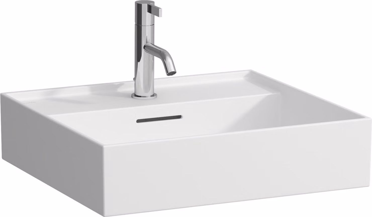 LAUFEN Kartell lavabo à poser, 1 trou pour robinet, avec trop-plein, 500x460mm, H8163327571041, H8163327571041