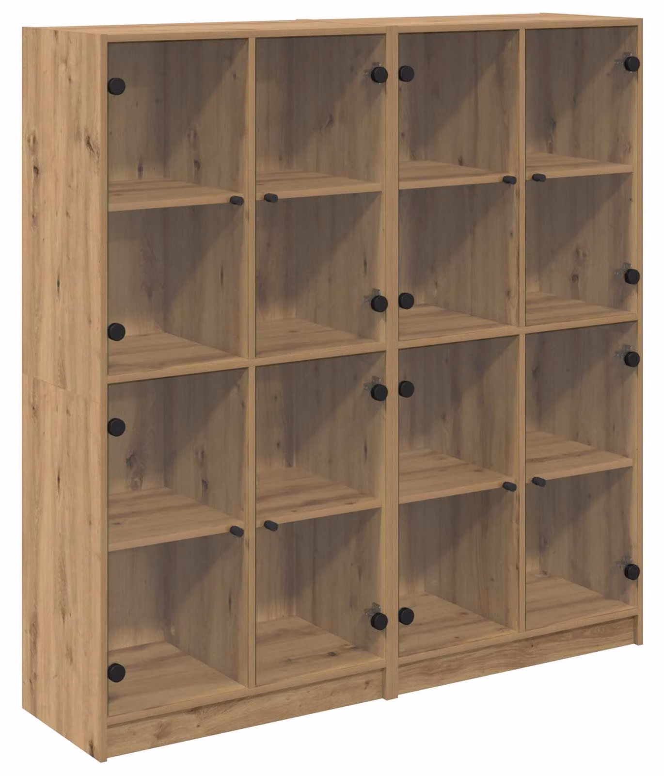 Credenza 2 pcs Rovere artigianale 68 x 37 x 142 cm