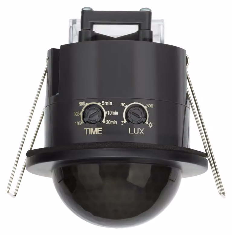 Sensore di movimento da incasso - Per interni ed esterni - 20 m e 360° - IP54 - Foro Ø 63-66 mm