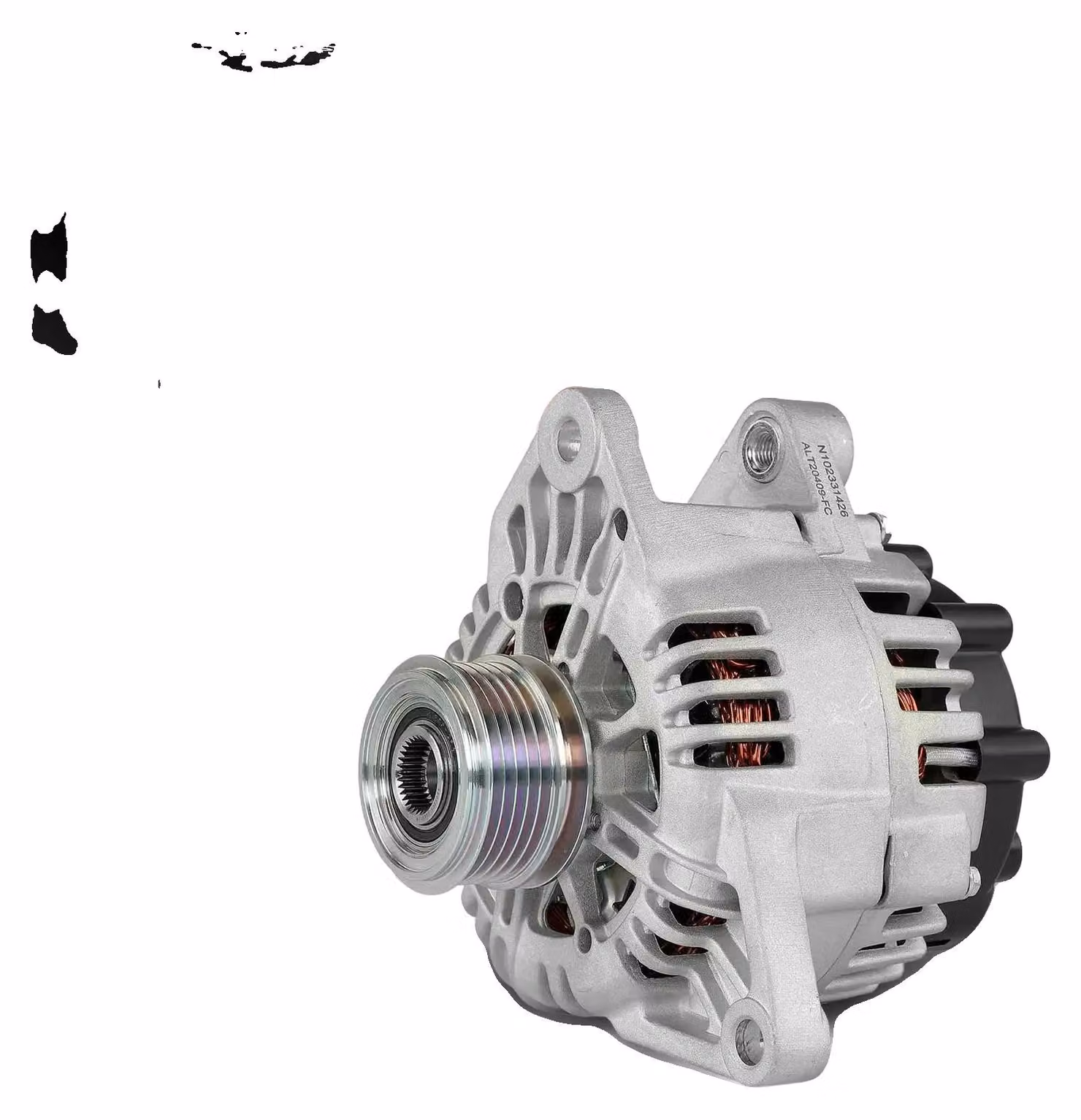 Alternatore, 14 V, 120 A, montaggio diretto, 5 scanalature, rotazione in senso orario