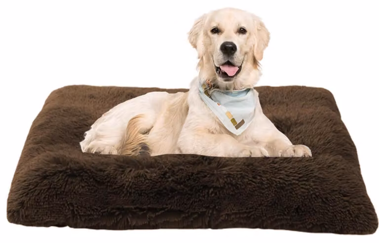 Materassino per cani, cuccia per gatti, divano per cani, cuscino per cani, cesta per cani, tappetino per cani, dimensioni 140x110x12 cm, colore marrone, lavabile, antiscivolo