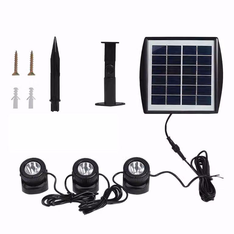 Luce solare da giardino, impermeabile, 2200 mAh, passerella per percorsi paesaggistici, cantiere