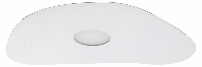 KAHLO Plafoniera Large Bianco 8W GX53 IP20 - Lampada da parete o soffitto in alluminio con fissaggio magnetico e design ultra sottile - Rossini