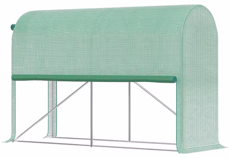 Serre da giardino - Casse per coltivazione - Mini serre - Serre per ortaggi - Vasi per piante - Dimensioni compatte: 3 x 1 x 2 metri - Telo in polietilene (PE) di alta qualità, 140 g/m²