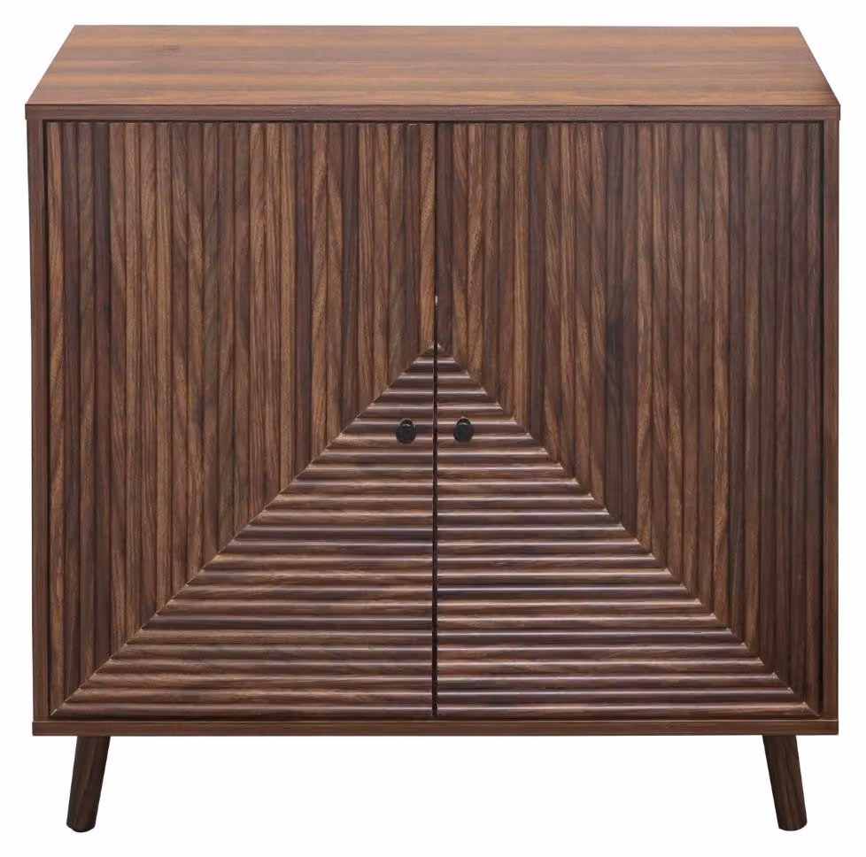 Calicosy - Credenza 2 ante effetto doghe a L, L80 cm - EDEN