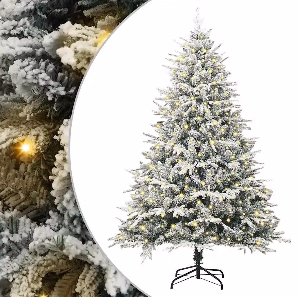 Albero di Natale artificiale preilluminato con LED warm white verde vidaXL Altezza: 180 cm – 2