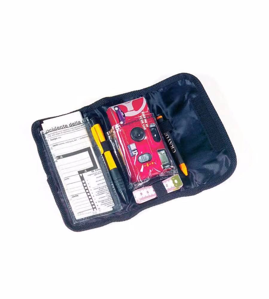 Kit rilievo e constatazione auto emergenza