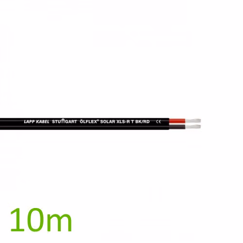 LappKabel 10m fascio Lapp ÖLFLEX SOLAR XLS-R T 2X2,5mm² BK/RD cavo solare gemello