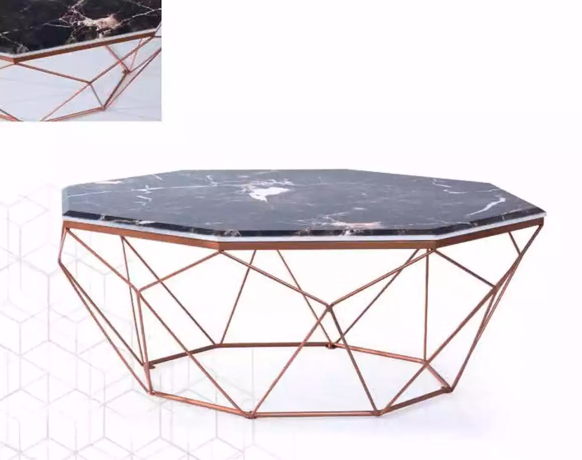 Moderner Wohnzimmertisch Couchtisch aus Holz Sofatisch schwarz