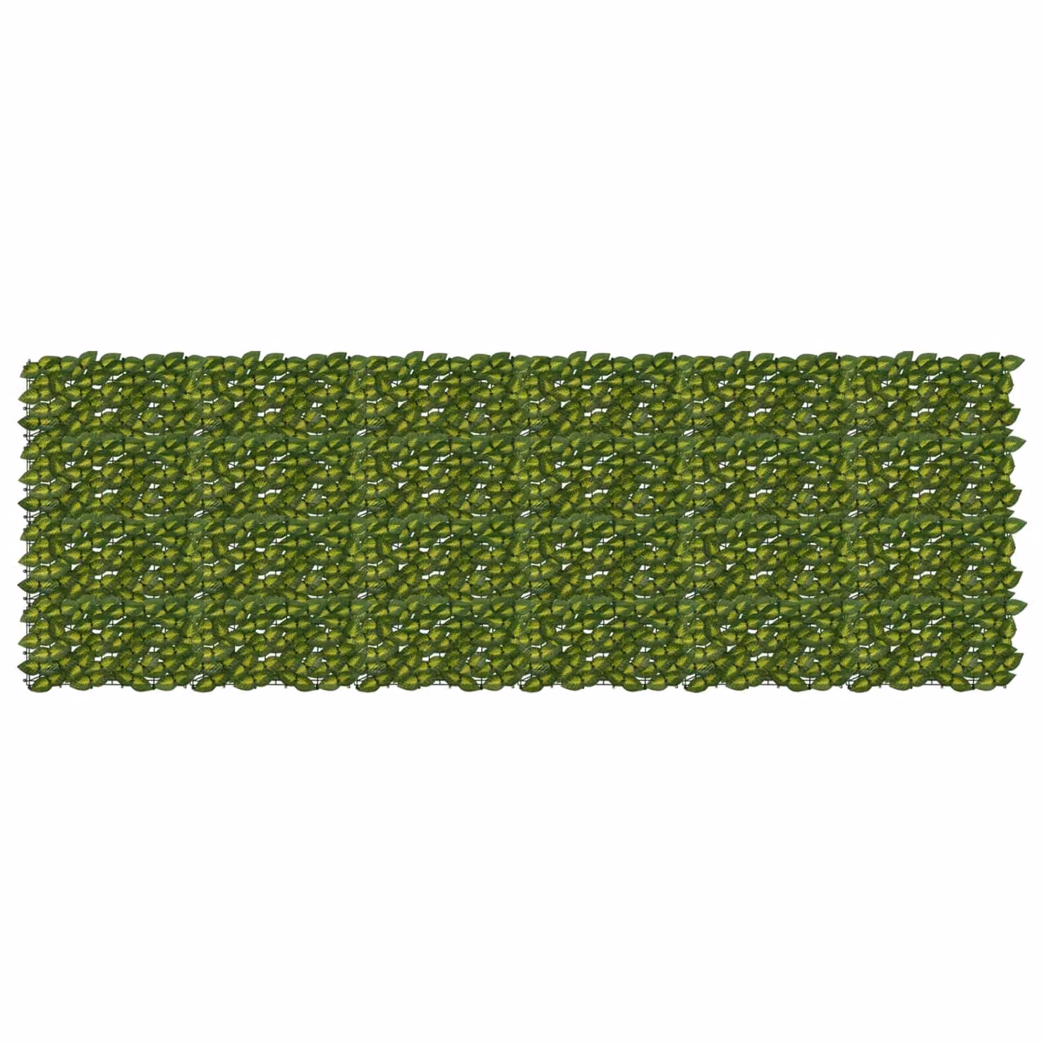 vidaXL Schermo per balcone con siepe artificiale Verde e Giallo L: 300 cm, H: 100 cm
