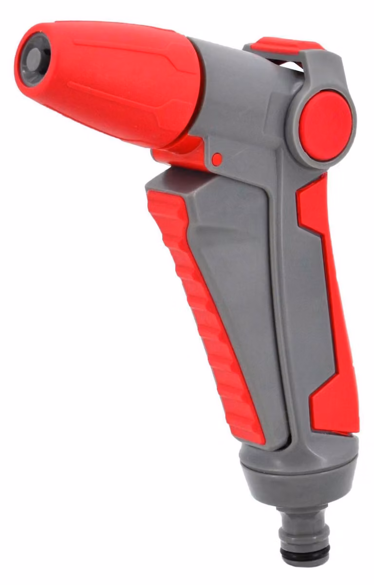 AW Tools - Pistola a spruzzo con tubo flessibile, arresto automatico AW1586 (taglia unica) (grigio/rosso)