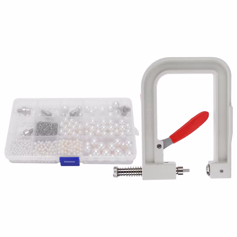 Kit macchina di impostazione perline fai da te a mano perline rivetto pulsante decorazione artigianale accessori