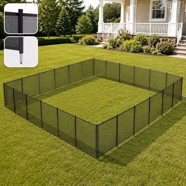 Pool Fence, 1.21 X 21.95 M Removable Child Safety Pool Fence, Easy DIY Installation, Swimming Pool Fence, 340 G Teslin PVC Pool Fence Net, Protects Children And Pets
