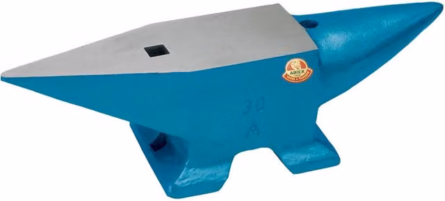 Incudine professionale in acciaio ARIEX da 10 kg, L: 37 cm, H: 10 cm