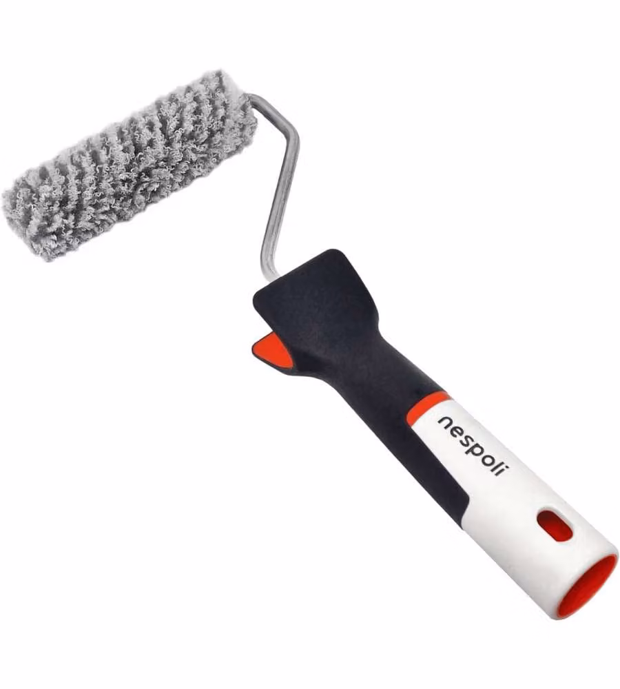 Nespoli Mini Rullo Pittura 11cm Teflon per Superfici Poco Ruvide