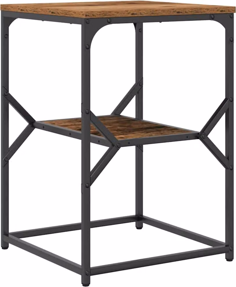 Tavolo laterale Legno vecchio 41 x 40 x 60 cm