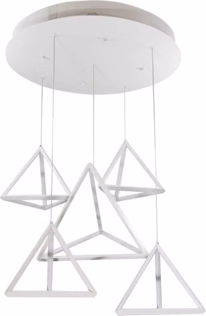 Lampada a sospensione LED 80W 3000K bianca 60cm Polux