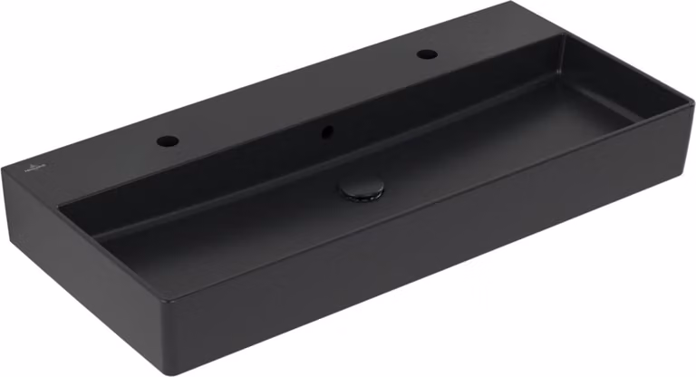 V&B lavabo Memento 2.0 100x47cm, gs, 2x foro per rubinetto, w troppopieno, P bla C+