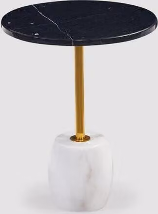 Luxuriöser Marmor Tisch Wohnzimmer Möbel Rundes Design Couchtisch Stil