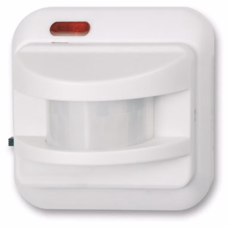 Supporto elettrico con rilevatore di movimento IR20 bianco IP20 da incasso 160°