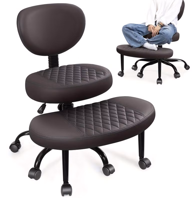Sedia ergonomica per le ginocchia - Sedia per la meditazione - Sedia da scrivania - Stuoia per lo yoga - Sedia per persone con ADHD - Regolabile in altezza