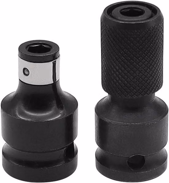 Set di adattatori per cacciavite combinato, adattamento da 1/2" a 1/4", innesto per punte per chiavi dinamometriche e punte da trapano