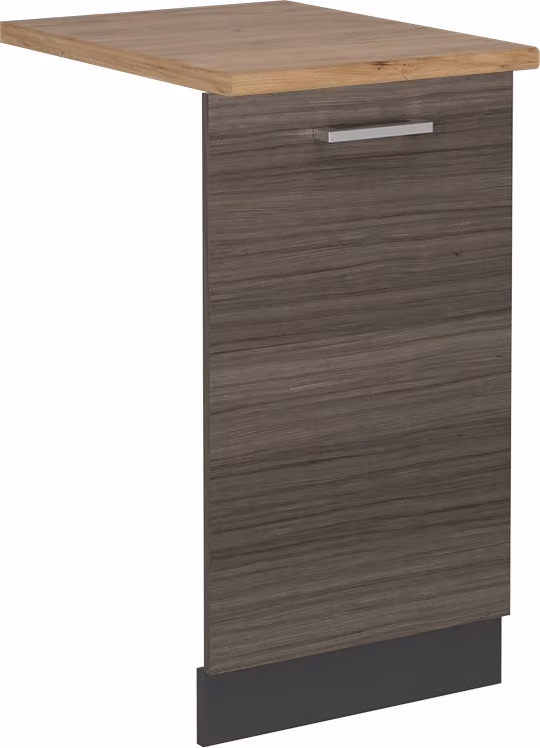 Pannello frontale della lavastoviglie Vicco R-Line Grigio nobile 45 cm , PL Rovere, Model 55027