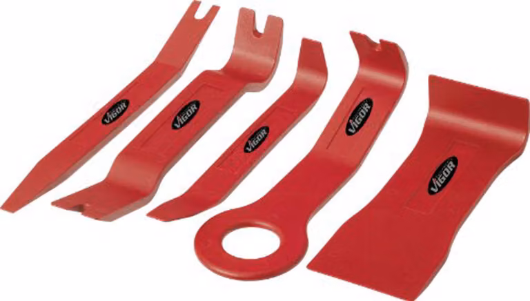 Set di cunei di smontaggio VIGOR in plastica, 5 pezzi, per saldare SB-imballato
