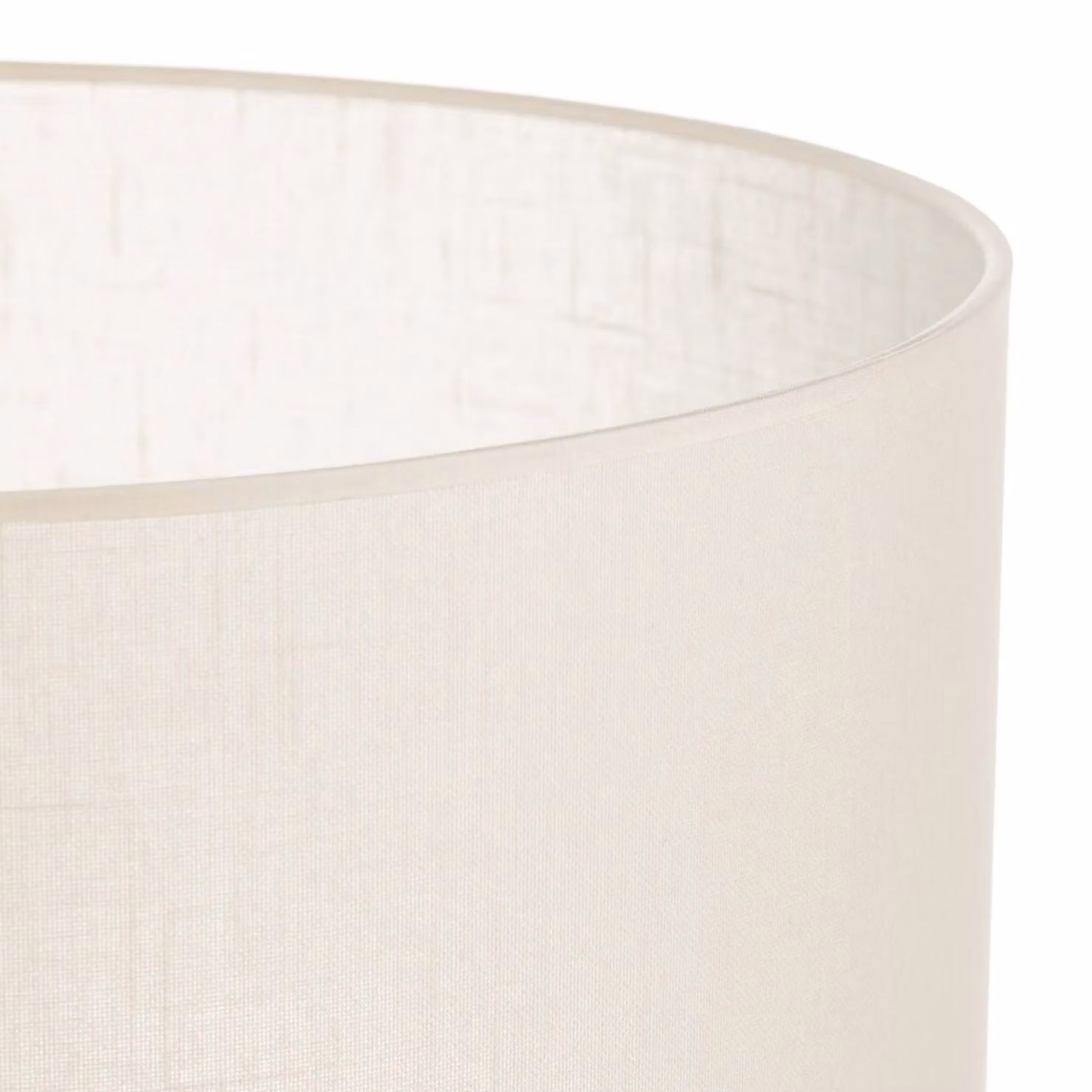Paralume Alba, Ø 45 cm, E27, ecru Alba HELAM, Crema / Ambra, Soggiorno / Sala da pranzo, Tessuto / Stoffa / Seta
