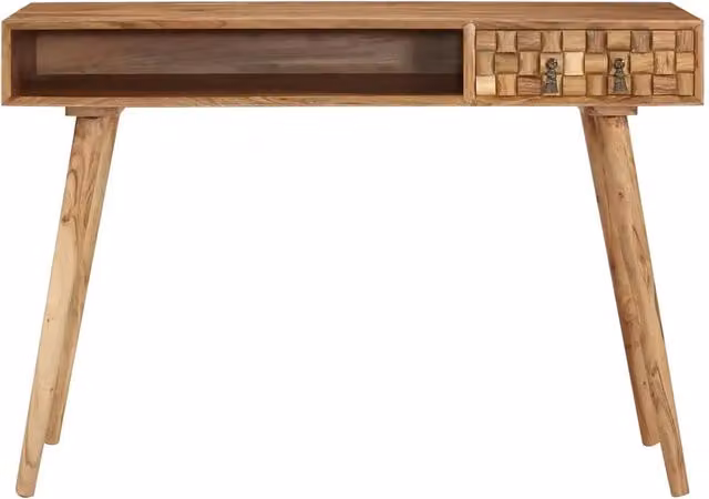Scrivania 110x50x76 cm in Legno Massello di Acacia 338434