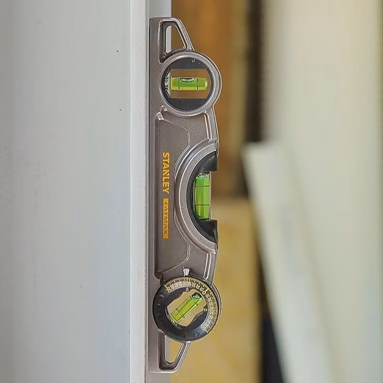 Livella FatMax Pro Torpedo in alluminio - lunghezza 25 cm - magnetica - orizzontale - verticale - fiala 45° - grigio
