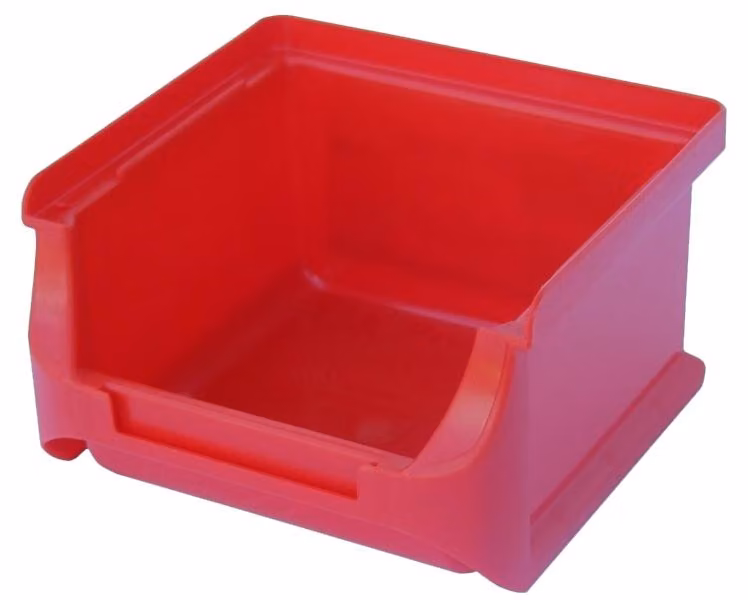 scatola di immagazzinaggio aperta ProfiPlus Box 1, in PP, rosso