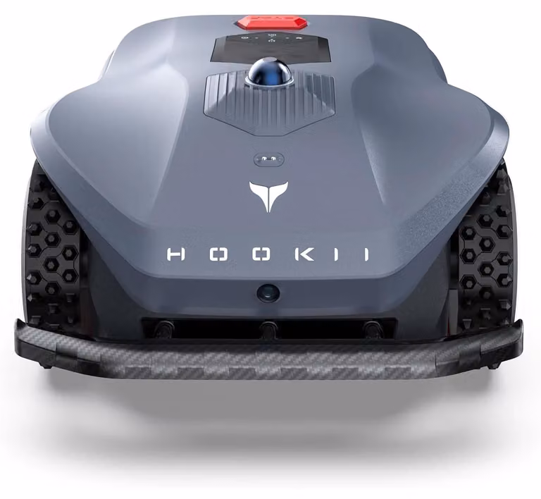 Tagliaerba robotizzato - Modello X-4000 Ounce - Larghezza di taglio: 28 cm - Altezza di taglio: 30–85 mm - Area di taglio: 700 m² - Tecnologia LiDAR 3D e riconoscimento immagini tramite intelligenza artificiale - Rilevamento ostacoli - Sistema antifurto