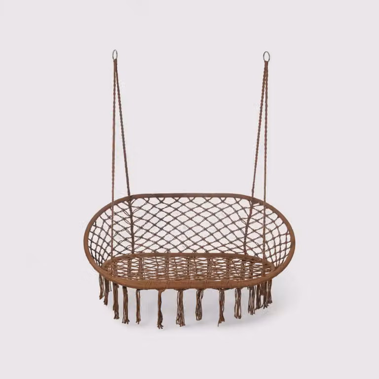 Hesperis - Dondolo sospeso a 2 posti in stile boho