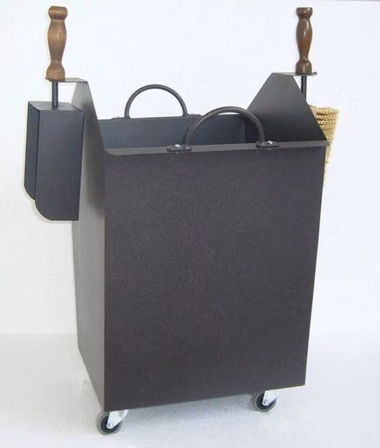 CARRELLO PORTALEGNA WOOD BOX FERRO BATTUTO CRUCCOLINI CARRELLI PORTA LEGNA