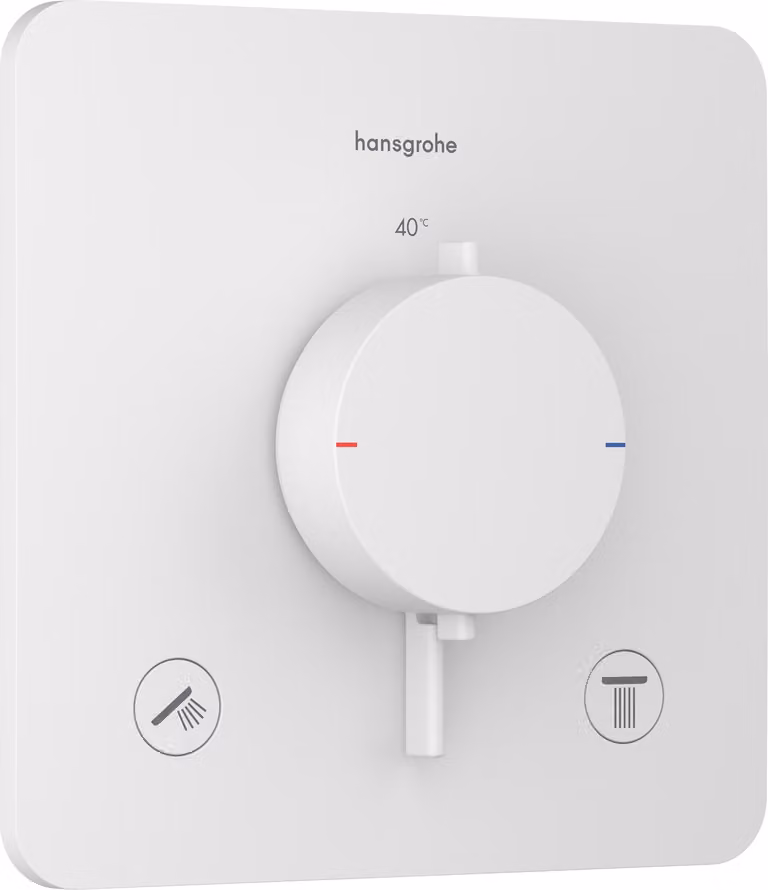hansgrohe Ecostat Comfort Q Thermostat encastré pour 2 consommateurs, 33713700, 33713700