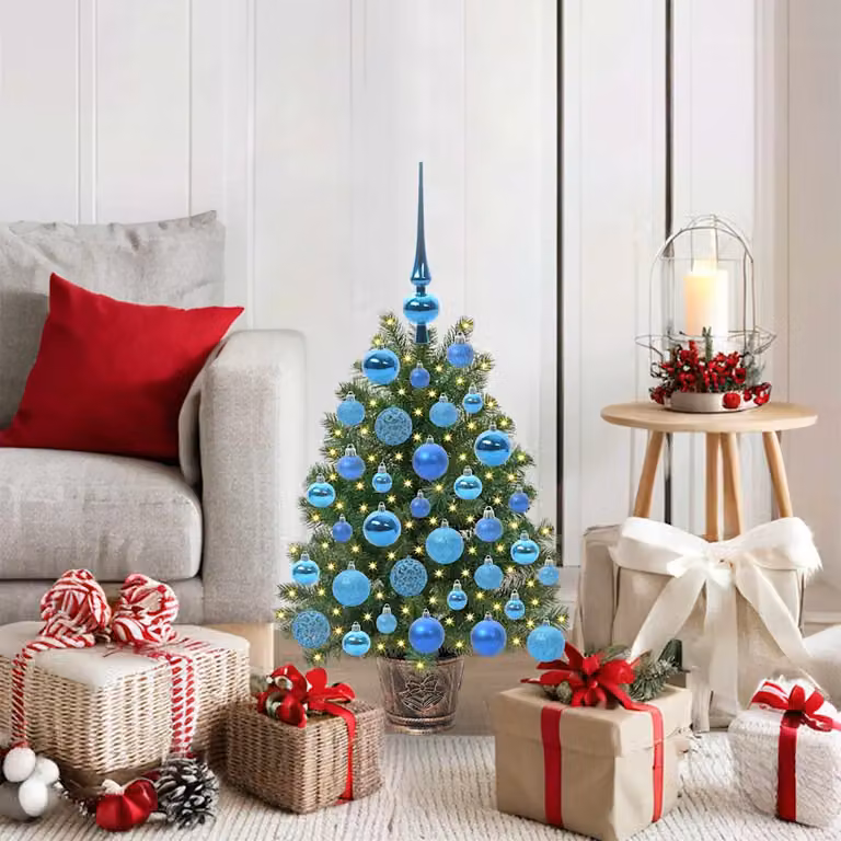 vidaXL Albero di Natale artificiale Verde 75 cm PE e PVC