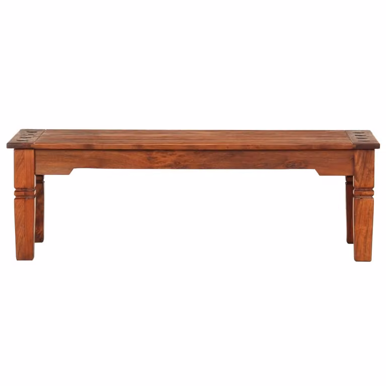 vidaXL Tavolino 110 x 50 x 35 cm in legno massiccio di acacia