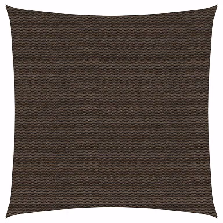 The Living Store Tenda da sole 160 g/m² Marrone 7x7 m HDPE