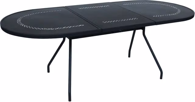 Tavolo da giardino allungabile RD Italia Reef 160 in acciaio antracite L/P/H: 160/220 x 95 x 76 cm