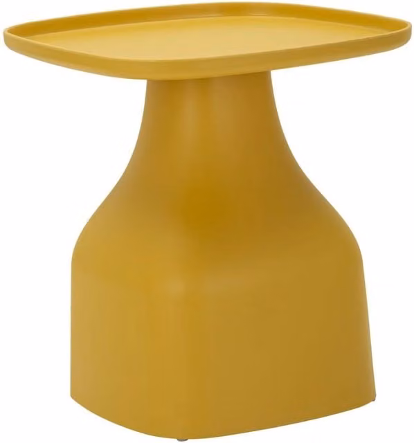 Tavolinetto Gea Mauro Ferretti Giallo Design Moderno L/P/H: 48 x 48 x 50 cm – 1